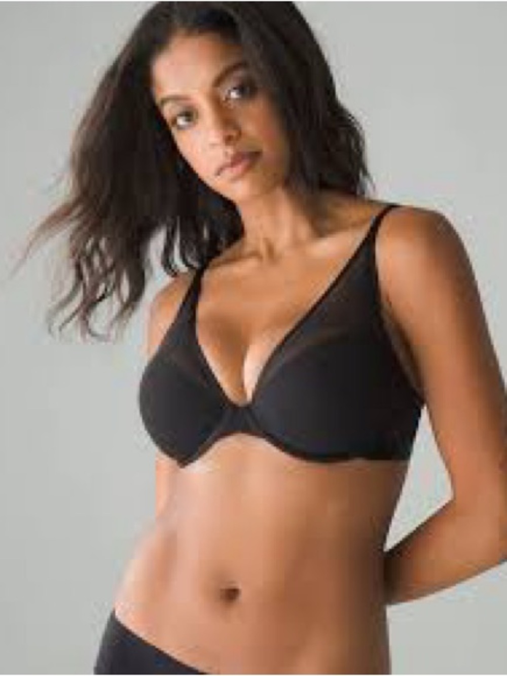 Soma Black Lightest lift Plunge Underwire Bra